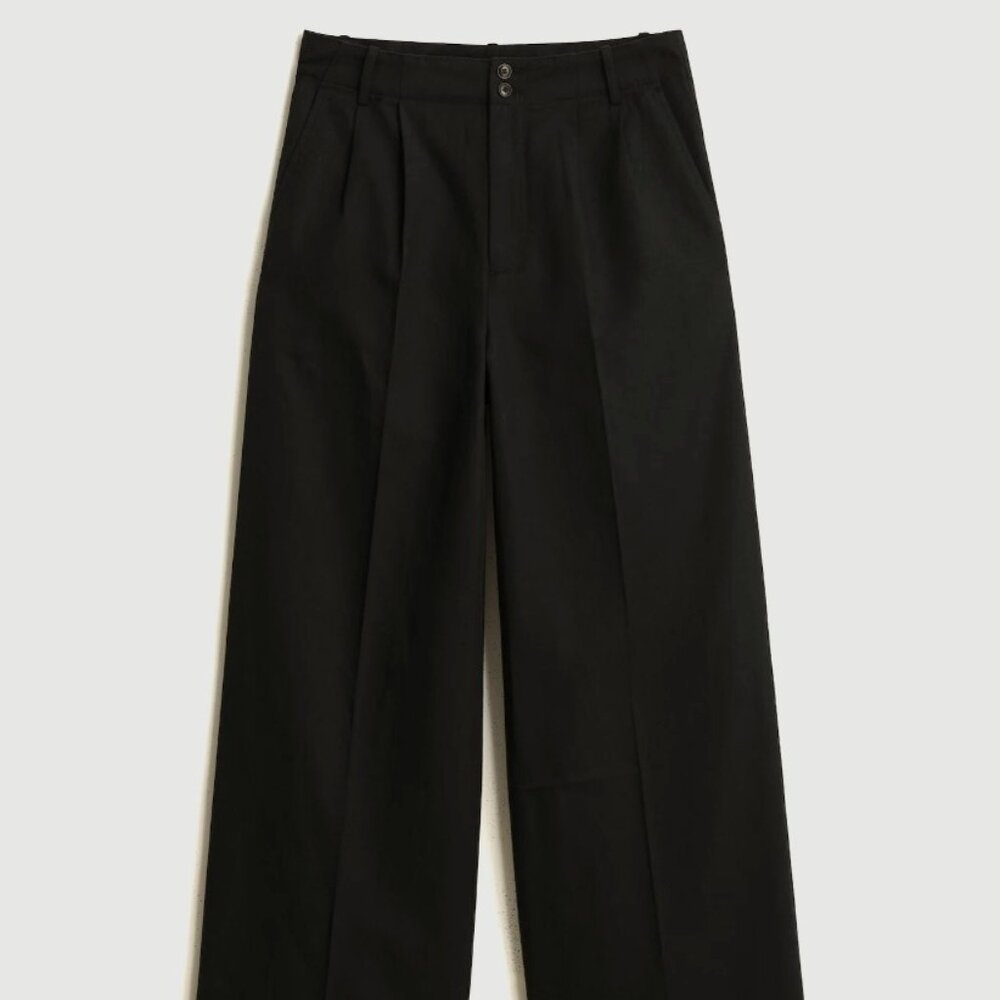 Madewell Black Wide Leg Pants